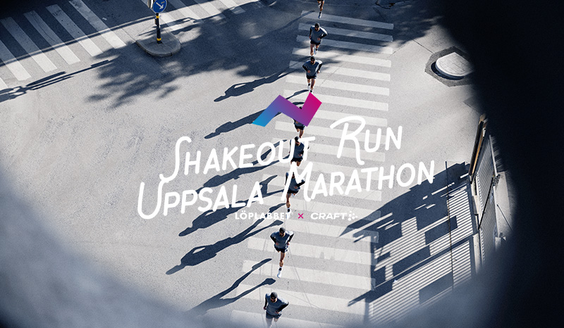 Shakeout Run inför Uppsala Marathon med Craft och Löplabbet
