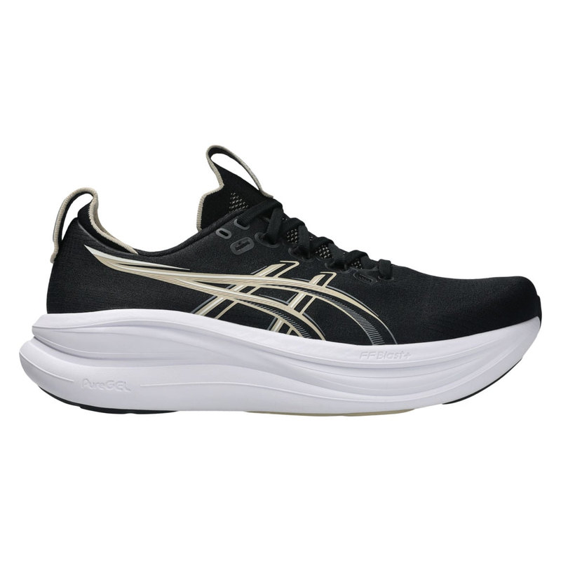 ASICS Nimbus 28, BLACK/FEATHER GREY